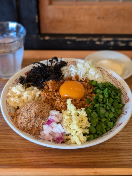 「台湾生姜まぜそば」@麺's キッチン RIRIの写真