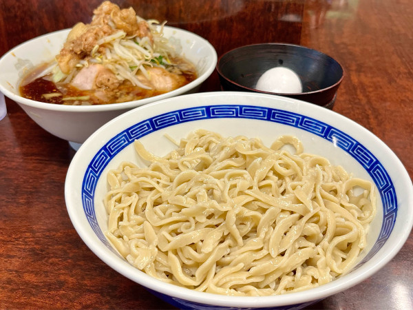 「大つけ麺 ニンニクマシマシ ヤサイマシマシ アブラマシマシ」@ラーメン二郎 めじろ台店の写真