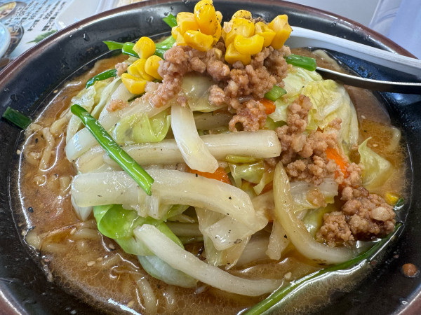 「野菜味噌ラーメン」@くるまやラーメン 甲府バイパス住吉店の写真