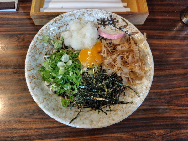 「おろしそば冷大盛820円」@更科の写真