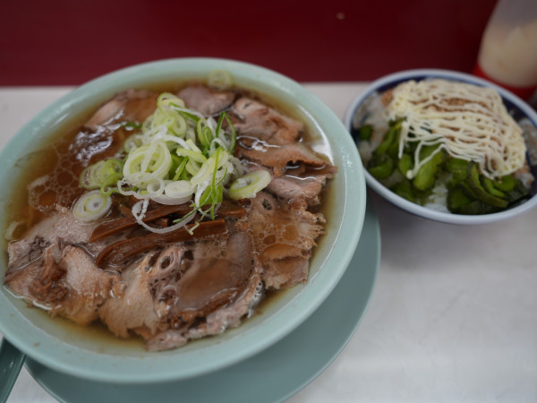 「中華そば＋めし」@ナギチャンラーメンの写真