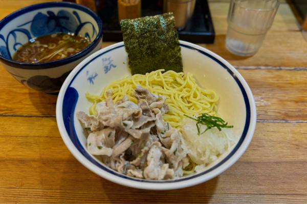 「【限定】豚しゃぶおろしつけそば¥800」@和風ラーメン 和鉄の写真