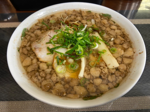 「日替わり定食（背脂増し）」@尾道ラーメン 一丁の写真