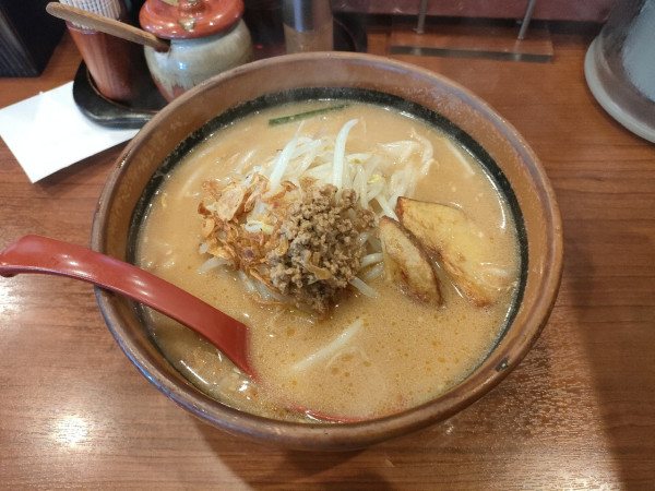 「北海道味噌ラーメン」@蔵出し味噌 麺場壱歩 入間店の写真