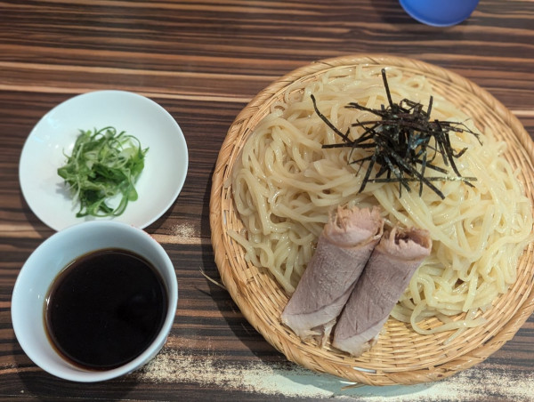 「限定ざる中華新麦ver大盛」@ラーメン人生 JET 福島本店の写真