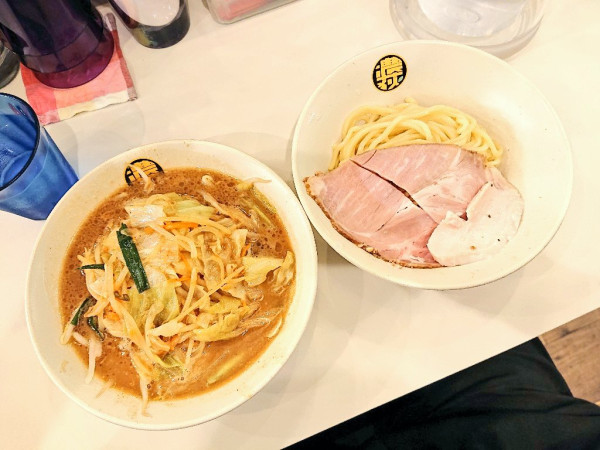 「濃菜つけ麺（野菜大盛り）」@濃菜麺 井の庄 荻窪店の写真