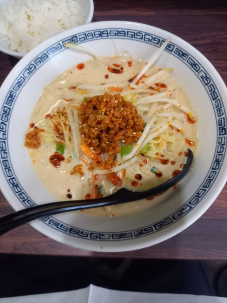 「冷やしごま豆乳担々麺￥900」@中華そば 新の写真