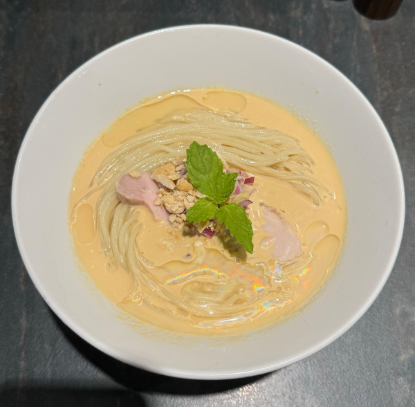 「とうもろこしの冷やしラーメン　醤油」@中華そば 森庵の写真