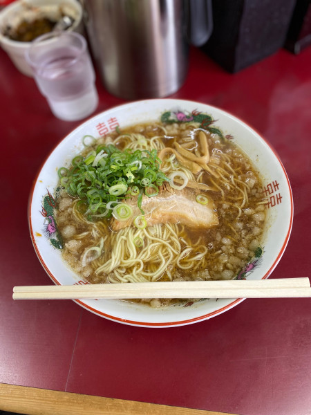 「醤油ラーメンこってり大盛」@八福神の写真