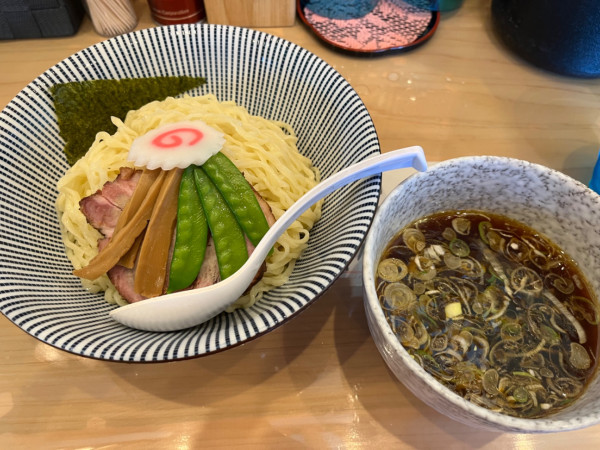 「白河風つけ麺（大盛）」@白河手打中華そば 大志 ヱビスヤいわき分店の写真