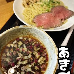 牛骨だしのつけそば(醤油)¥900