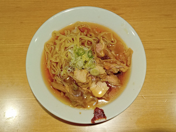 「平打冷やし肉そば」@きたかた食堂の写真