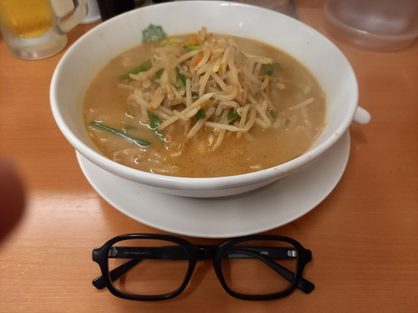 「味噌ラーメン」@日高屋 蒲田東口店の写真