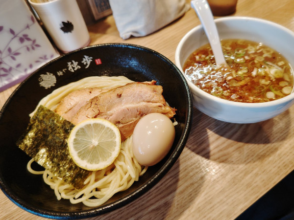 「特製つけそば(塩)(1,300円)」@麺や独歩 昭島本店の写真