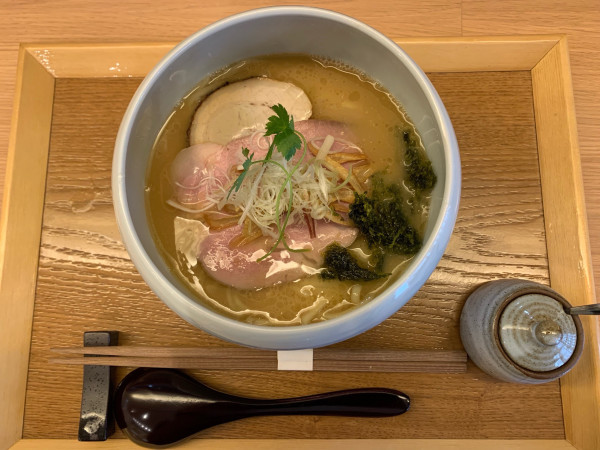 「伊勢産あおさの味噌らぁめん」@柳橋さんりょうの写真