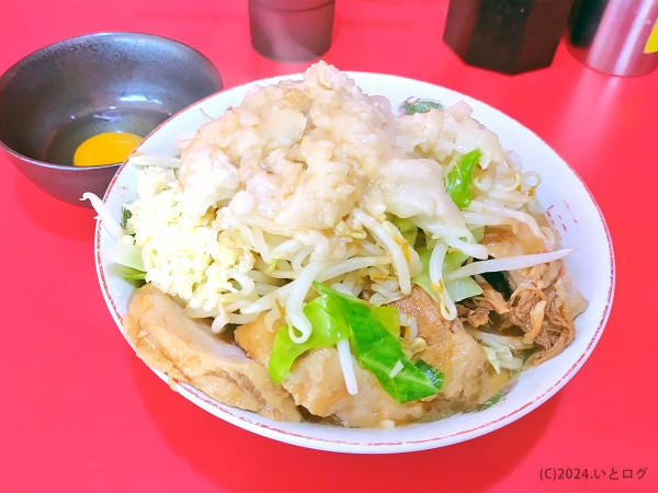 「ラーメン（＋ぶた増し）」@ラーメン二郎 札幌店の写真
