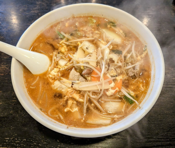 「四川五目ラーメン【手打ち】900円」@しなそば家の写真