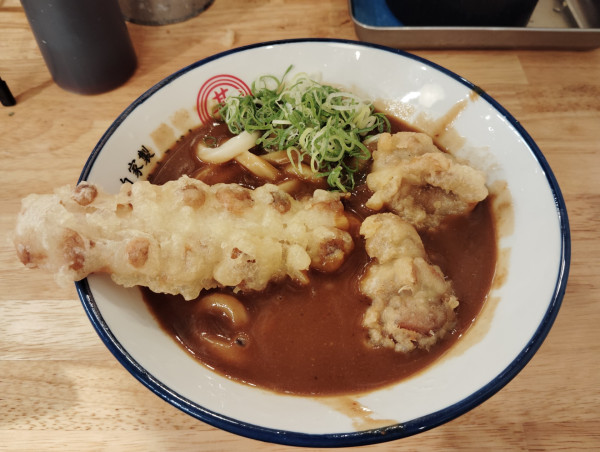 「天カレーうどん 800円」@甚三 新橋店の写真