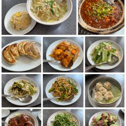 【本日の定食】五目野菜そばと半チャーハン 他