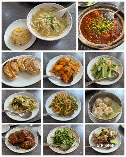 「【本日の定食】五目野菜そばと半チャーハン 他」@華林の写真