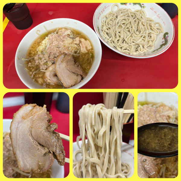 「ラーメン2/3￥950＋つけ￥100」@ラーメン二郎 湘南藤沢店の写真