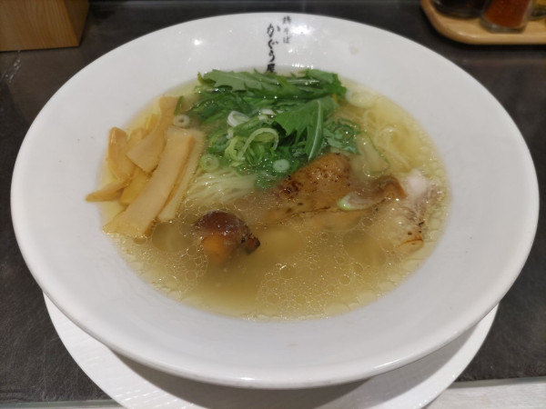 「あっさり鶏そば」@鶏そば かぐら屋 上野御徒町店の写真