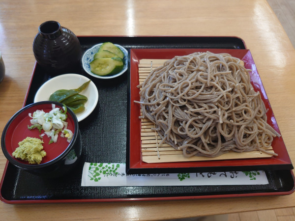 「盛りそば大盛り」@万五郎そばの写真