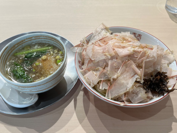 「醤油つけ麺」@魚介豚清湯 成り屋の写真