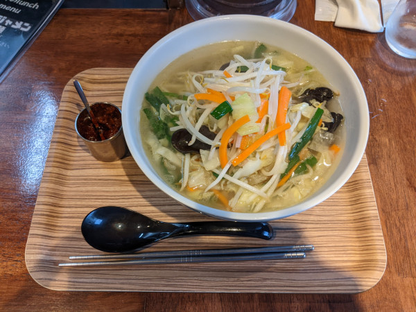 「野菜たっぷり塩湯麺：900円」@笑龍の写真