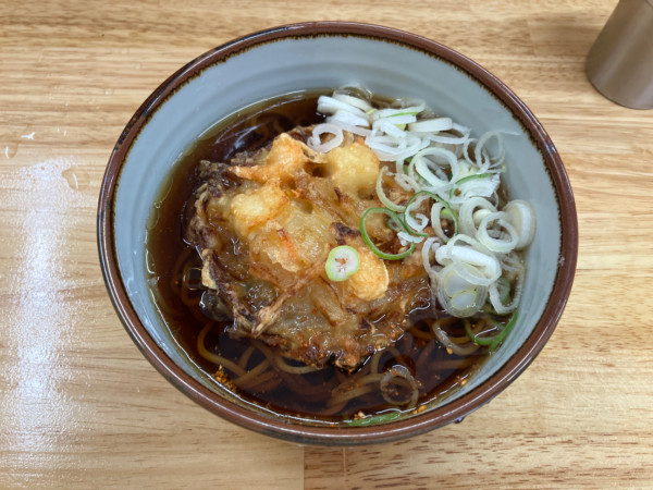 「海鮮かき揚げそば」@笠置そばの写真