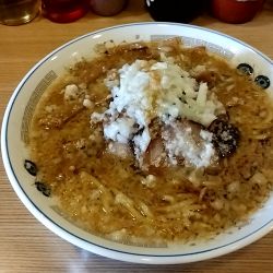 背脂正油らーめん（８８０円）＋メンマ（１２０円）