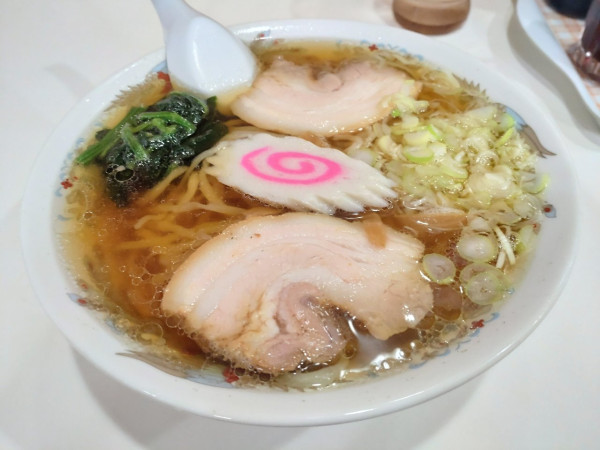 「ラーメン＋餃子３個」@池田屋の写真