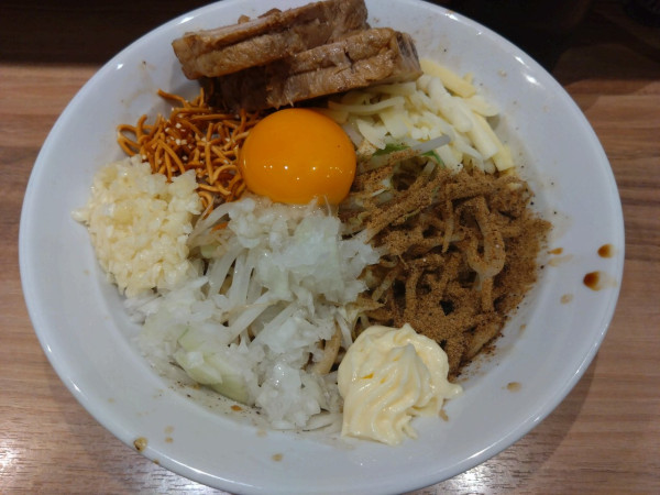 「まぜそば」@ラーメン 平山の写真