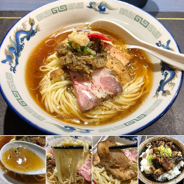「さっぱりキノコ冷製麺(夏季限定)＋どんこ乗っけ飯＝1500円」@Craft Ramen BiTの写真