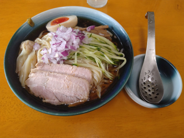 「【夏季限定】冷やし昆布水ラーメン(並)¥1050-」@青竹手打ちラーメン 麺や大山の写真
