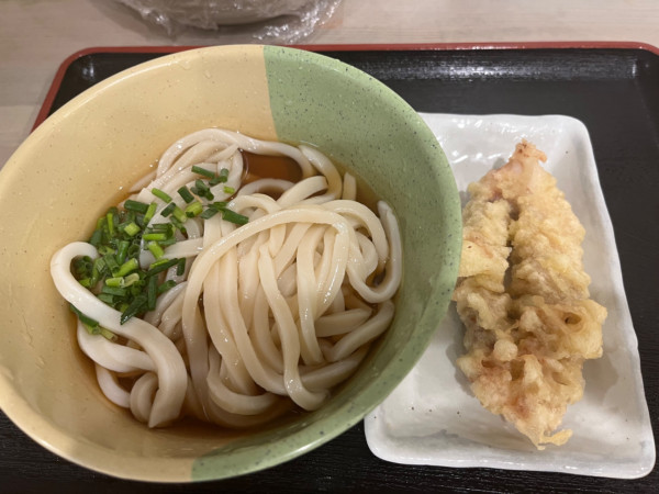 「ぶっかけうどん、げそ天」@TOMBOの写真