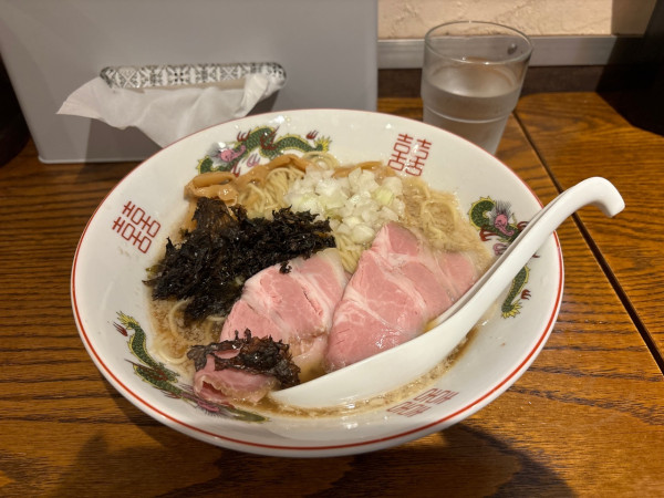 「背脂中華そば＋和え玉」@中華蕎麦 縁の写真