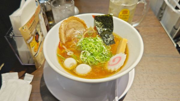 「熟成醤油中華そば﹢黒豚餃子」@三河開化亭 豊橋カルミア店の写真