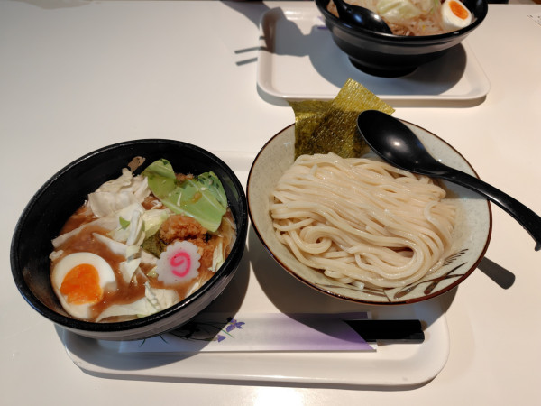 「チャーシュー豚つけ麺＋ごじめん塩」@らーめん・つけめん 満帆 太田本店の写真