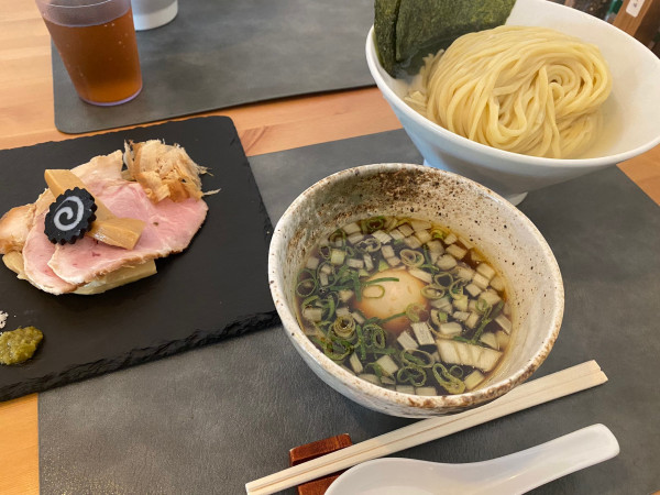 「特製淡麗昆布水つけ麺」@麺屋 星花灯の写真