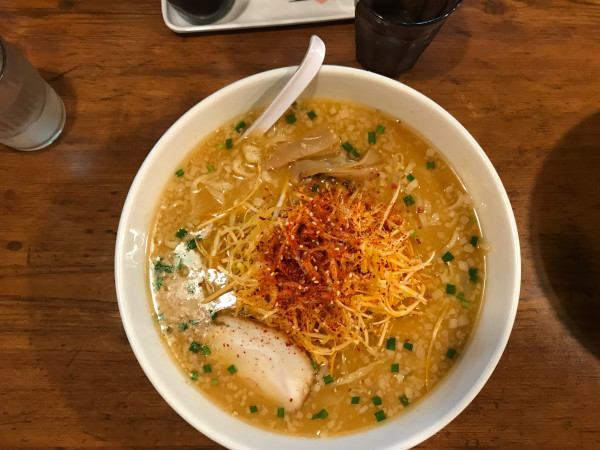 「辛ネギ味噌」@らーめん梵天 日光店の写真