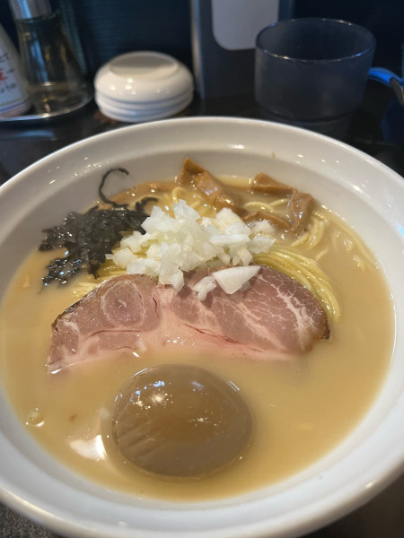 「純鯛蕎麦 大盛り(無料) + 味玉」@七福軒の写真