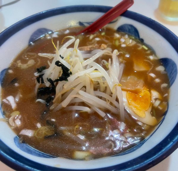「ラーメンセット(ランチ) みそラーメン&天津飯」@中国新料理 龍馬の写真