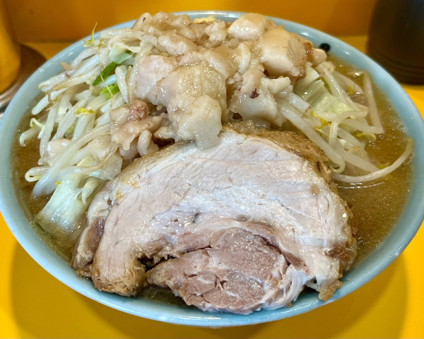 「小ラーメン 24周年限定ペロペロ麺」@ラーメン二郎 八王子野猿街道店2の写真