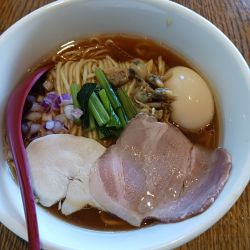 味玉貝だし醤油ラーメン(大盛)