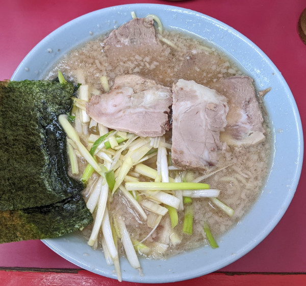 「ネギチャーシュメン 960円」@ラーメンショップ 牛久結束店の写真