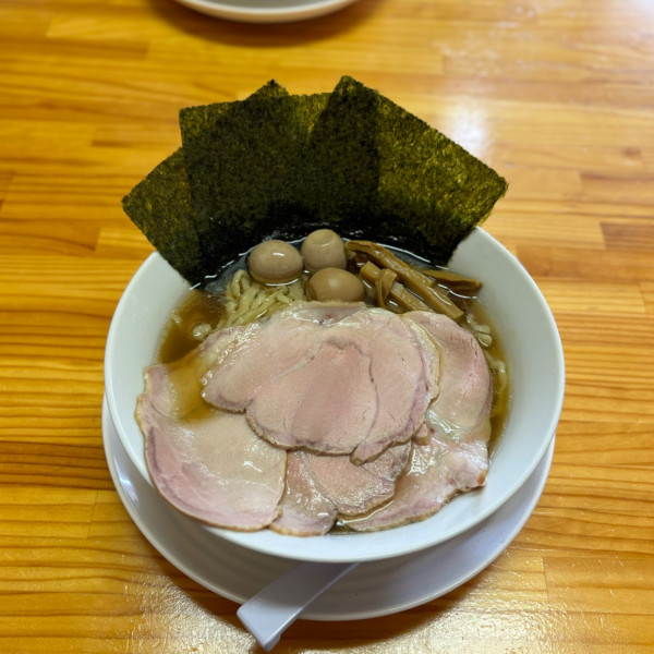 「特製中華そば」@手もみ中華そば 高はしの写真