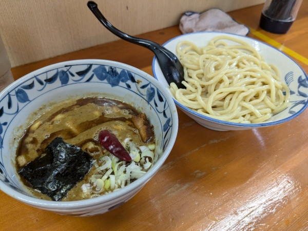 「カレーつけ麺200g1000円」@自家製麺 福は内の写真