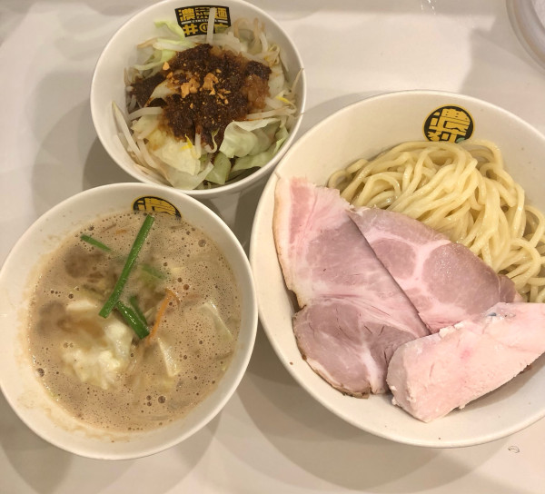「濃菜つけ麺 中盛 カラベジ 1050+80+150円」@濃菜麺 井の庄 荻窪店の写真