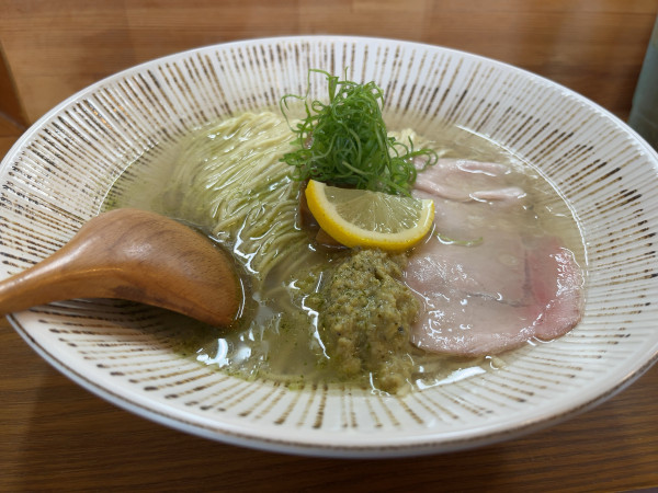 「牡蠣そば(並)」@中華そば 華塩の写真